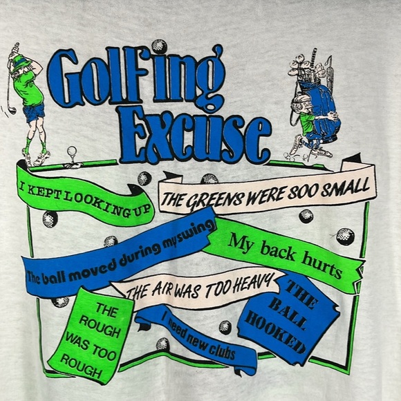 Vintage 1989 Golf t shirt - Picture 4 of 8